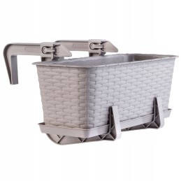 Balcony flowerpot box handles stand 40cm
