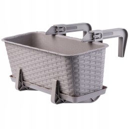 Balcony flowerpot box handles stand 40cm