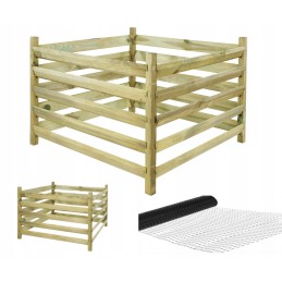 Medinis komposteris, sodo komposteris, ekologiškas kurmių tinklas