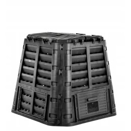 Juodas komposteris, 1 kameros, 480 l, tvirtas, ilgaamžis