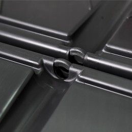 Multi 480l patrulinis komposteris juodas