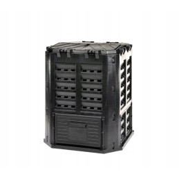 Juodas 1 dubenėlio komposteris, 360l, patvarus ir ilgaamžis