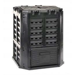 Eko sodo komposteris 360l, paimamas iš apačios