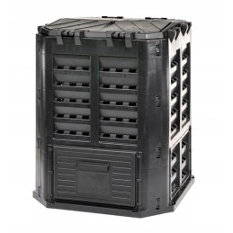 Eko sodo komposteris 360l, paimamas iš apačios