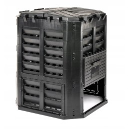 Eko sodo komposteris 360l, paimamas iš apačios