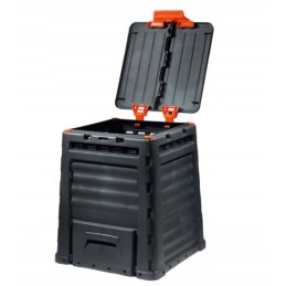 Sodo komposteris 320l, didelės talpos, ištisus metus sodui, ventiliacija, xxl