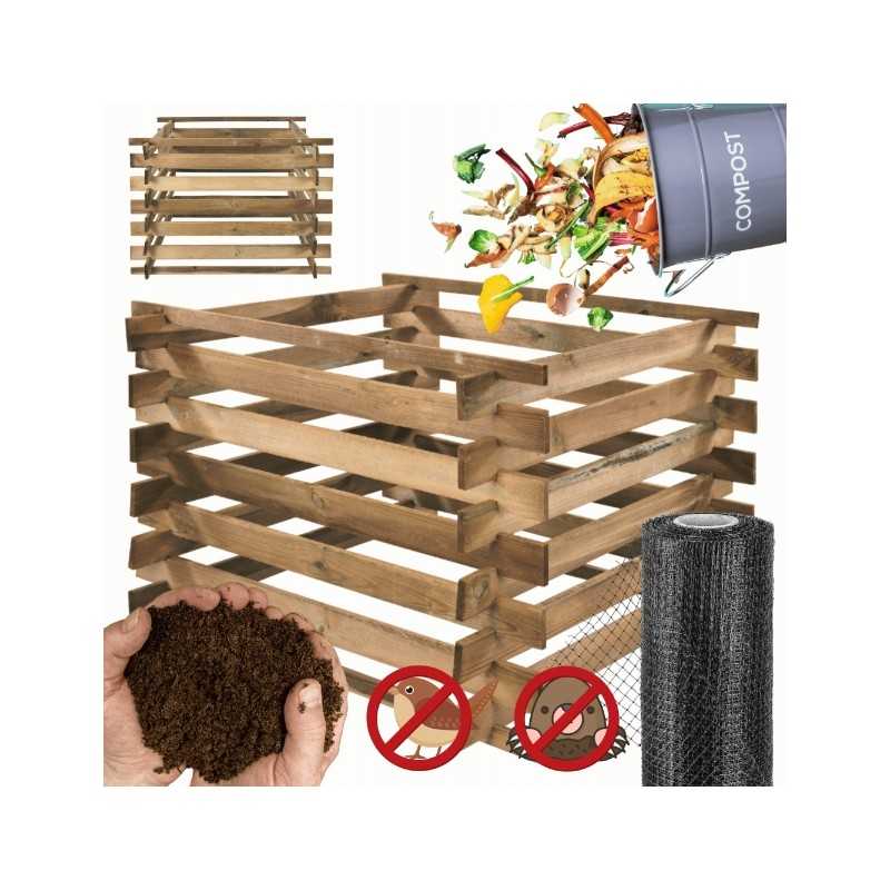 Medinis ekokomposteris – modulinė versija