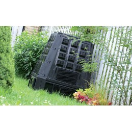 Termokomposteris 630 l, juodas kūgis ikel630c