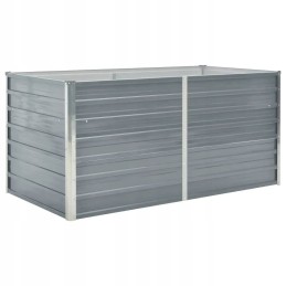 Aia lillepott 160x80x77cm, hall tsingitud teras