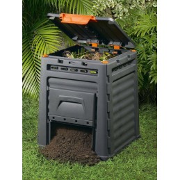Keter Eco Composter 320l, atvartai kompostui pašalinti iš abiejų pusių (60702)