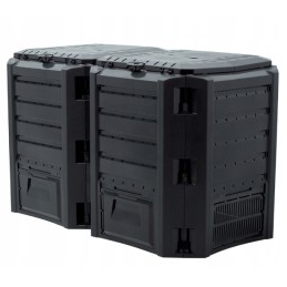 Modulinis komposteris 2x400 litrų modulinis 800 litrų prosperplast