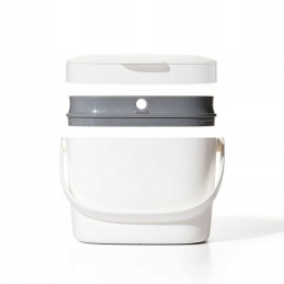 Oxo Good Grips 6 6l pilkos spalvos virtuvės komposteris