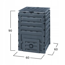 Ištisus metus veikiantis sodo komposteris 300 l eco-master