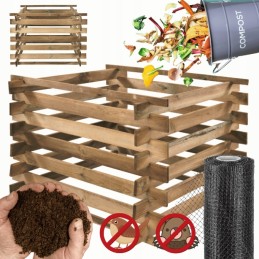 Medinis ekokomposteris – modulinė versija