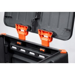 Atsparus šalčiui sodo komposteris, juodas, be pagrindo, 320l