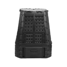 Sodo komposteris 740l, juodas, vienos kameros