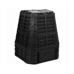 Sodo komposteris 740l, juodas, vienos kameros