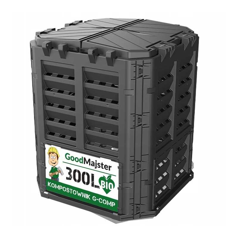 Modulinis komposteris 300l juodas g-comp Polikas