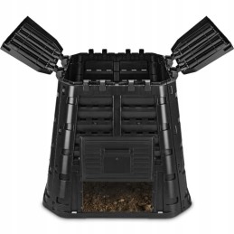 Ištisus metus veikiantis sodo komposteris, atsparus šalčiui, modulinis, tvirtos, tvirtos kameros