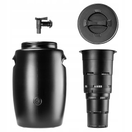 Trąšų rezervuaras 55 l sodo statinė, gaminanti srutų trąšas su čiaupu