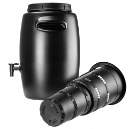 Trąšų rezervuaras 55 l sodo statinė, gaminanti srutų trąšas su čiaupu