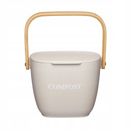 Kitchencraft natūralių elementų komposteris pagamintas iš bambuko pluošto