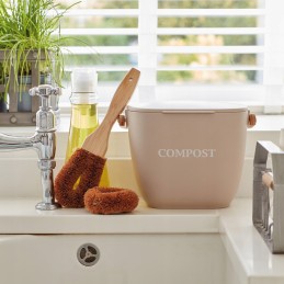 Kitchencraft natūralių elementų komposteris pagamintas iš bambuko pluošto