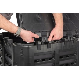 Tvirtas 300l ventiliuojamas sodo komposteris, didelis juodas, aukščiausios kokybės