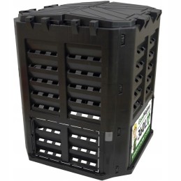 Komposteris 360l juodas lenkiškas, atsparus šalčiui