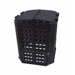 Komposteris 360l juodas lenkiškas, atsparus šalčiui