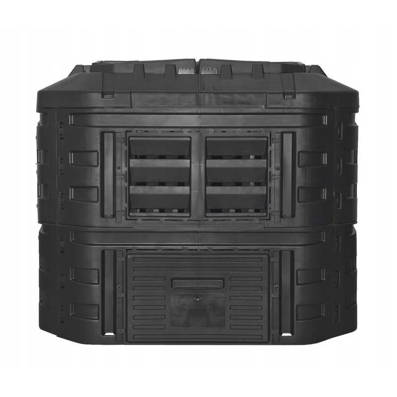 Modulinis komposteris 600l juodas