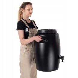 Trąšų rezervuaras 55 l sodo statinė, gaminanti srutų trąšas su čiaupu