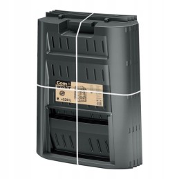 Komposteris, didelis sodo konteineris žolės atliekoms, 220 l