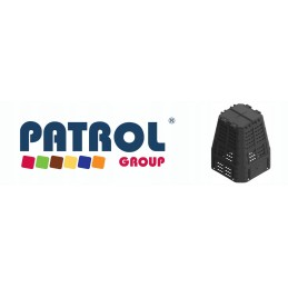 Namų sodo komposteris didelis 740l qbrick black ventiliacinis laistymas