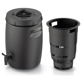 Komposterio trąšų bakas, srutos, 25l, sodo statinė su čiaupu