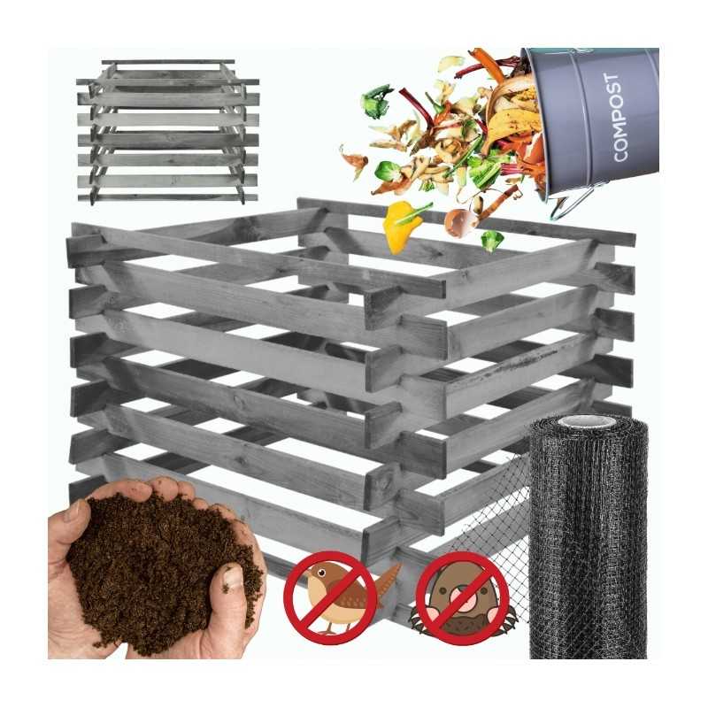 Medinis ekokomposteris – modulinė versija