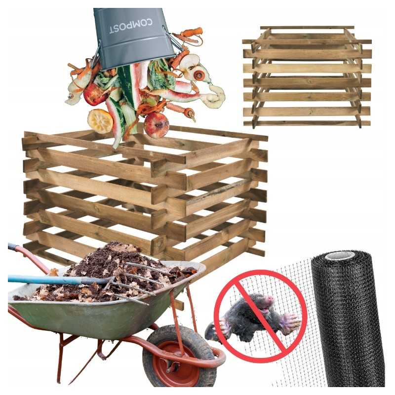 Medinis ekokomposteris – modulinė versija