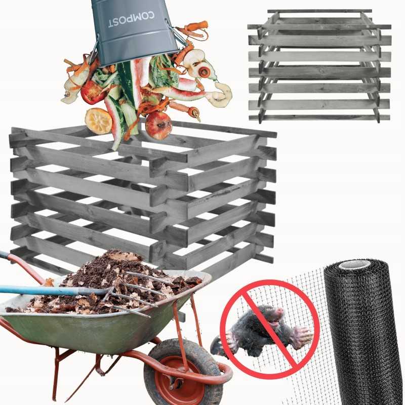 Medinis ekokomposteris – modulinė versija