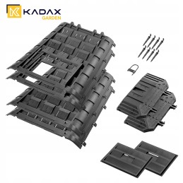 Juodas sodo komposteris, ištisus metus, atsparus šalčiui, atliekų bakas, 450 litrų