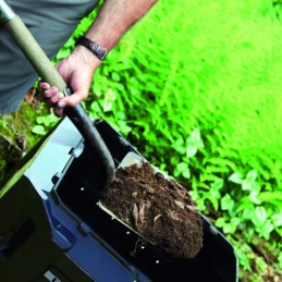 komposteris 380 l juodas