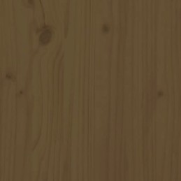 Vidaxl Planter with Shelf Honey Brown 54x54x81 cm Solid Pine Wood