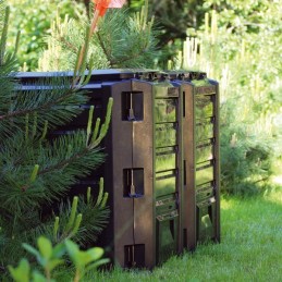 komposteris 380 l juodas