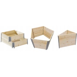 Aukštas medinis eko sodo komposteris, 375 litrai