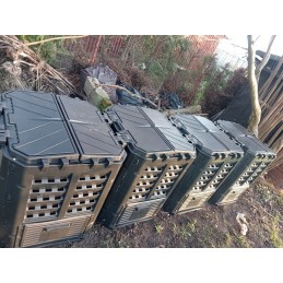 Modulinis komposteris 300l juodas g-comp Polikas