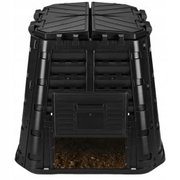 Ecosmart 480l sodo komposteris, atsparus šalčiui, ištisus metus veikianti modulinė kamera