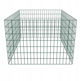 Sodo komposteris iš patvarios medžiagos - 100x100x70 cm, milteliniu būdu dažytas plienas