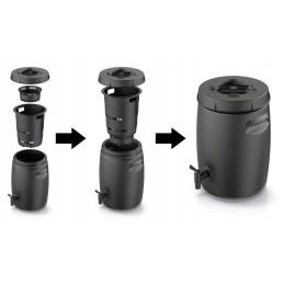 Komposterio bakas trąšoms gaminti, 25 l