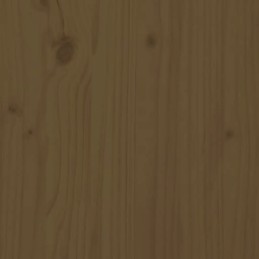 Vidaxl Planter with Shelf Honey Brown 54x54x81 cm Solid Pine Wood