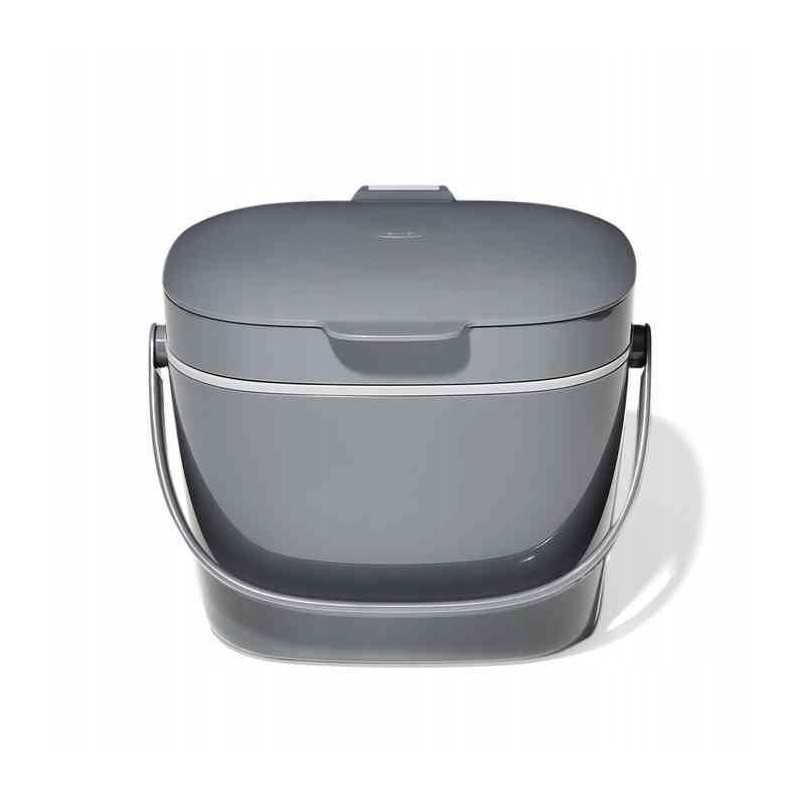 Okso-komposteris lengvai valomas 6,62l. pilkos geros rankenos