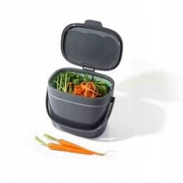 Okso-komposteris lengvai valomas 6,62l. pilkos geros rankenos